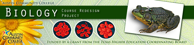 Biology Course Redesign Project Banner